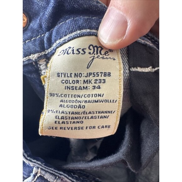 Miss Me Signature-Rise Bootcut Jeans Women’s 29X34 Rhinestone - Picture 8 of 8
